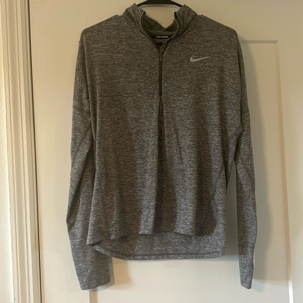 Gray Nike Quarterzip